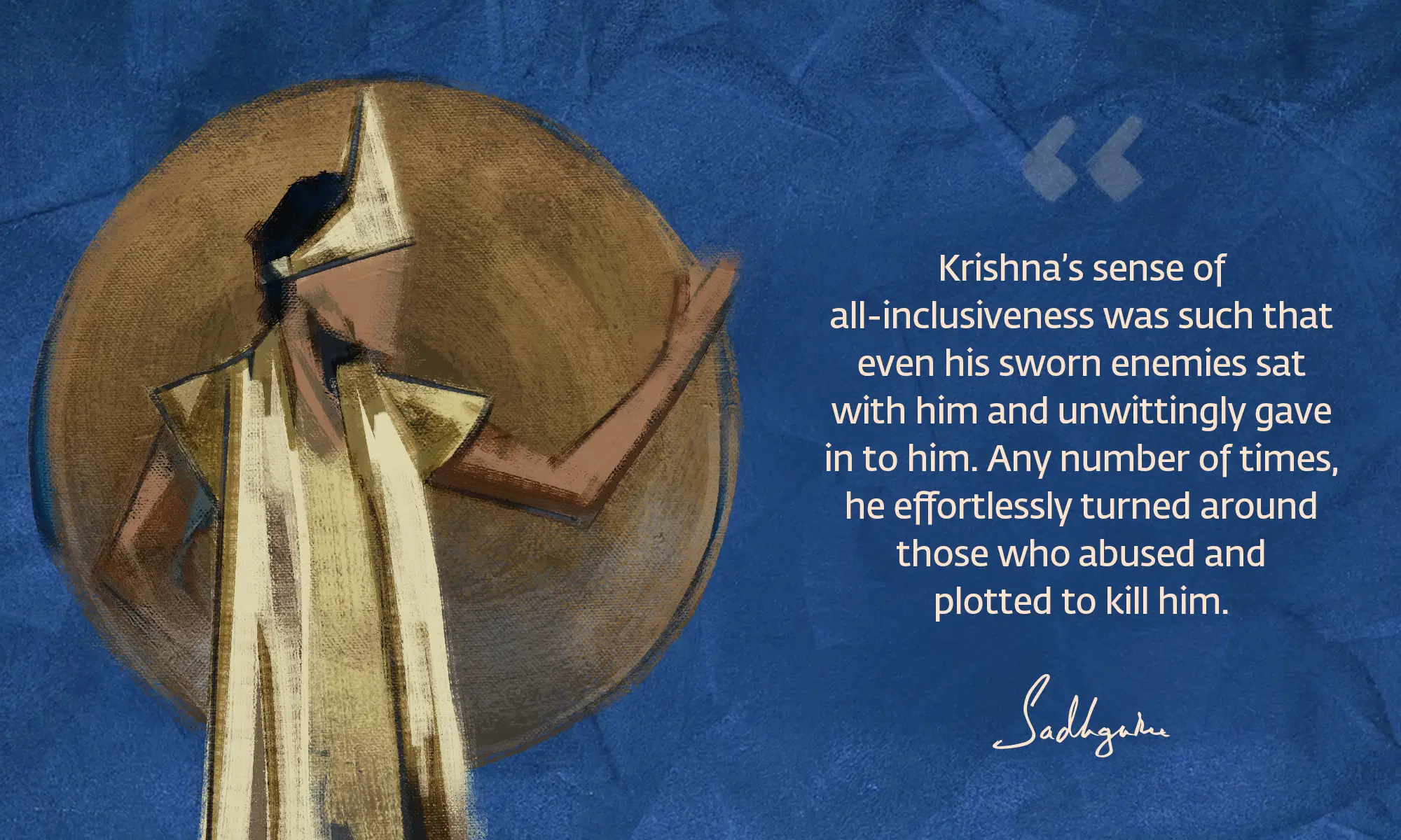 Krishna’s sense