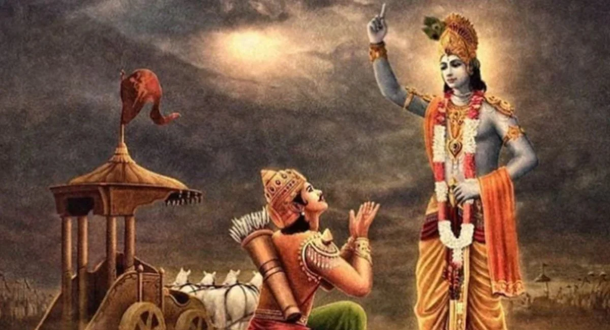 Positive thinking karma bhagavad gita quote
