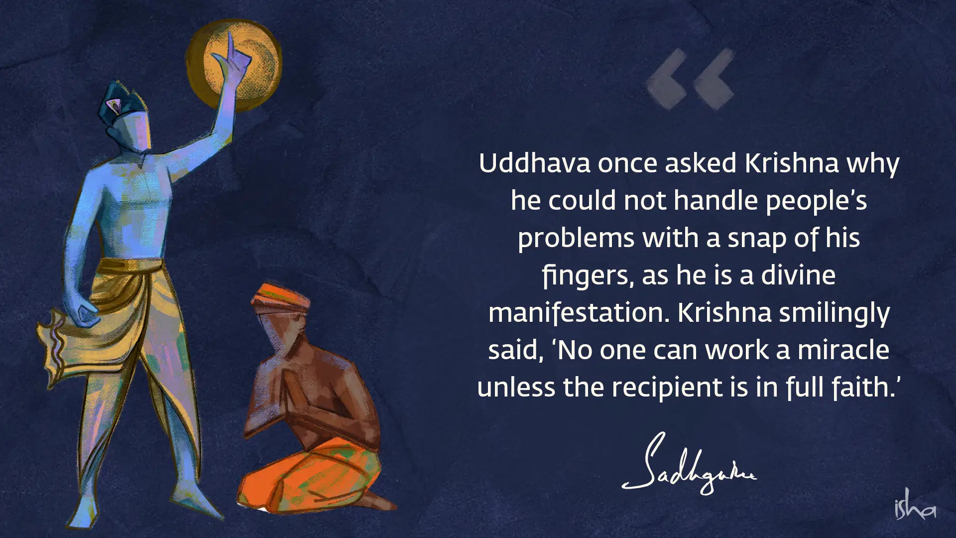 Lord Krishna’s Blessings