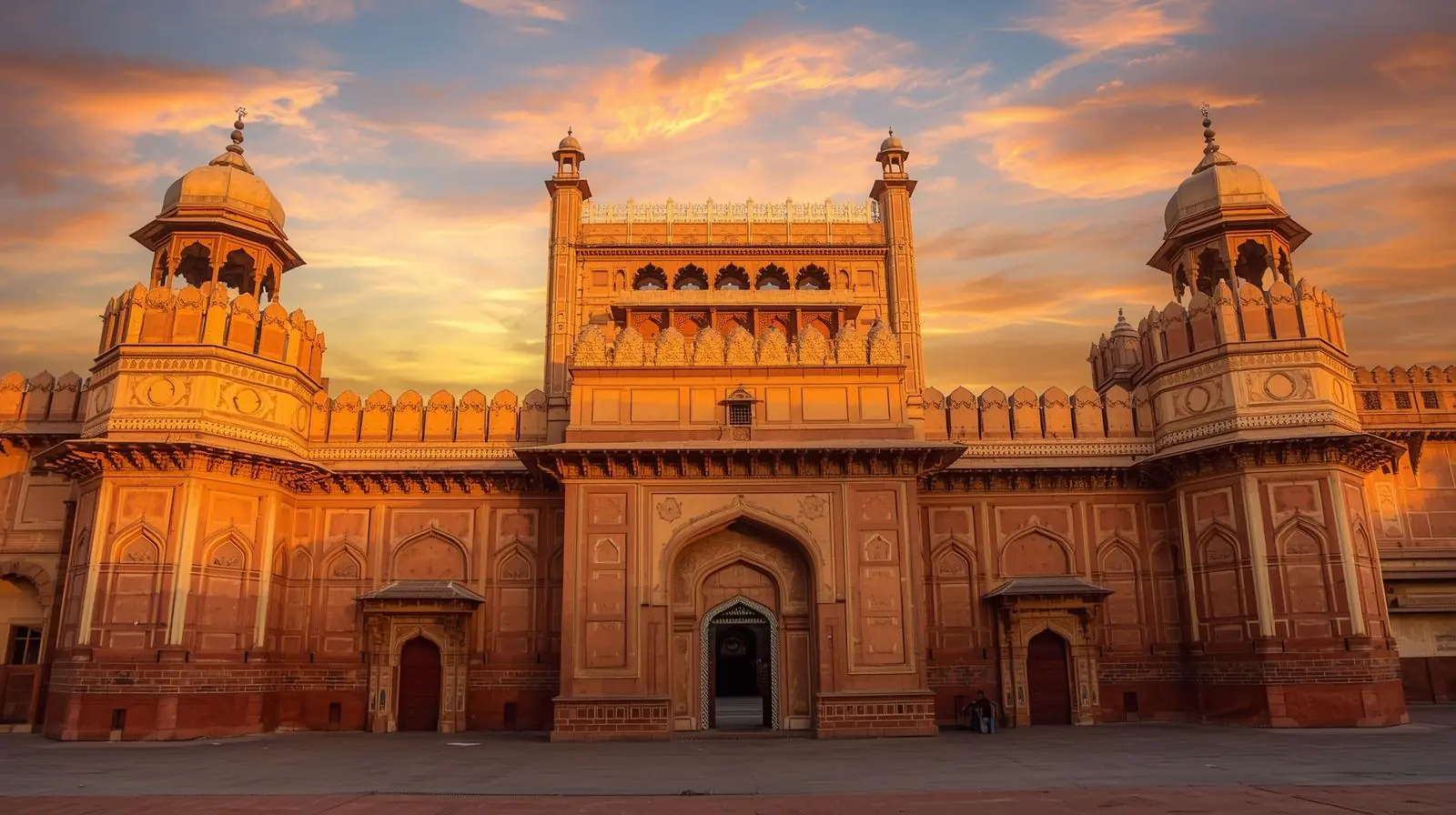 Agra Fort red sandstone