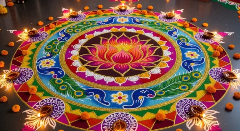 Celebrate-Diwali-with-Stunning-Rangoli-Design