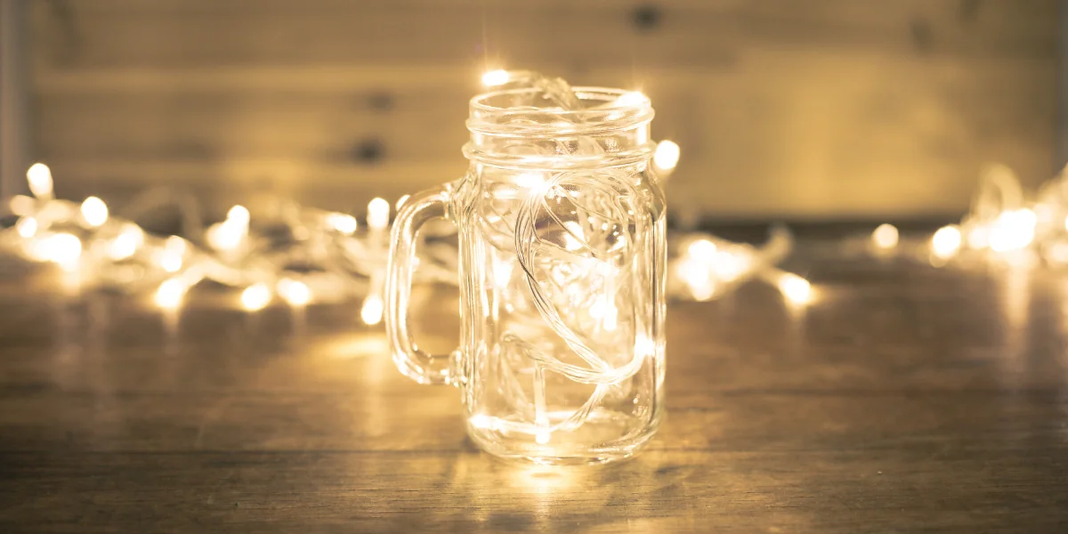 Glowing Fairy Light Jars
