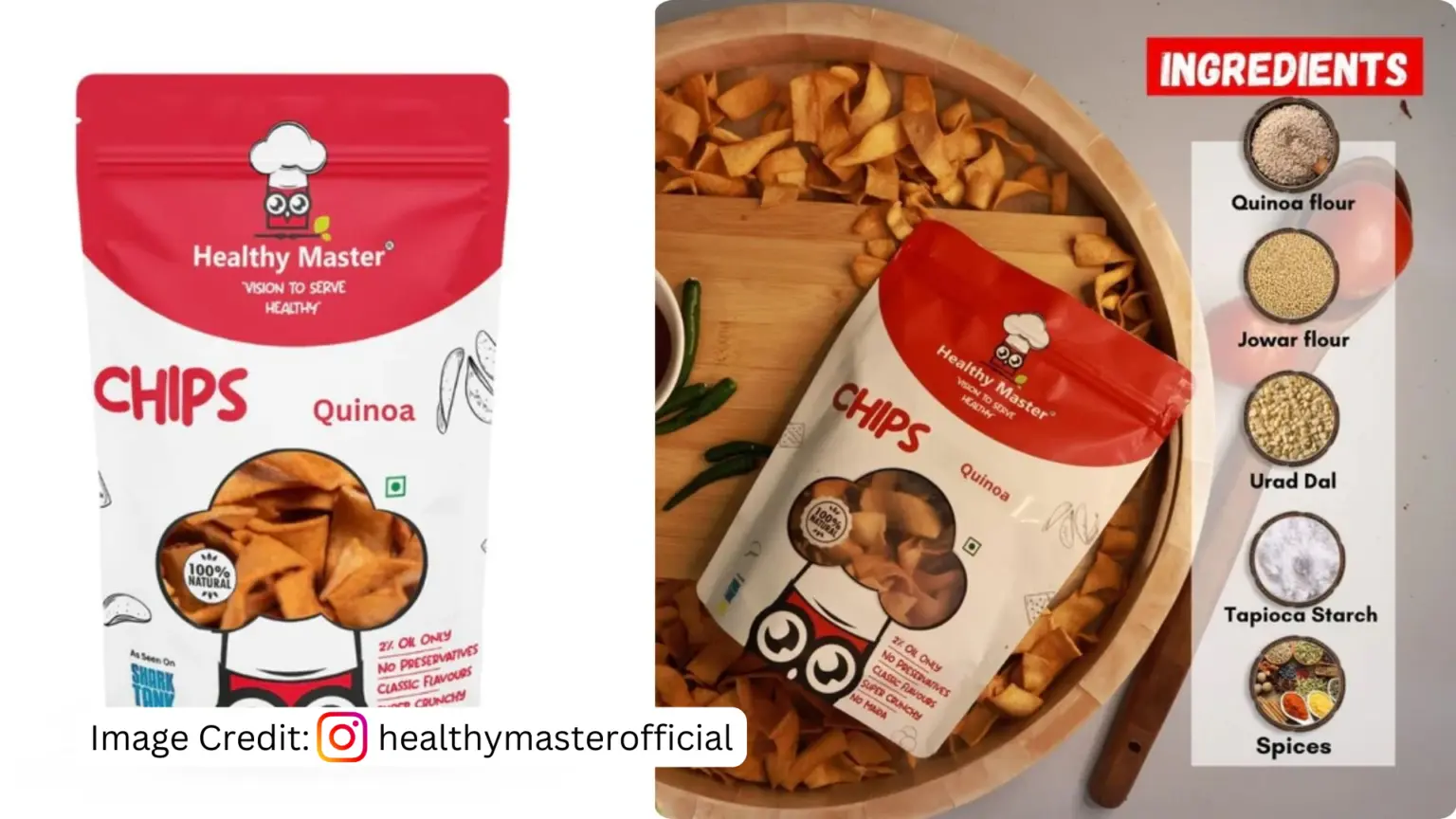 Baked Quinoa Chips