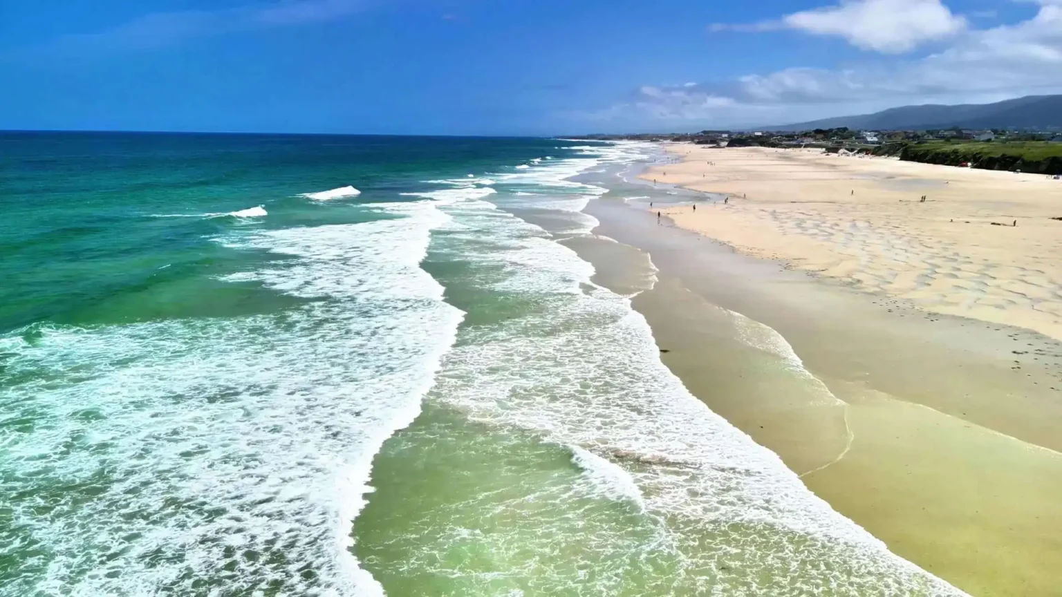 Khola Beach’s golden sand