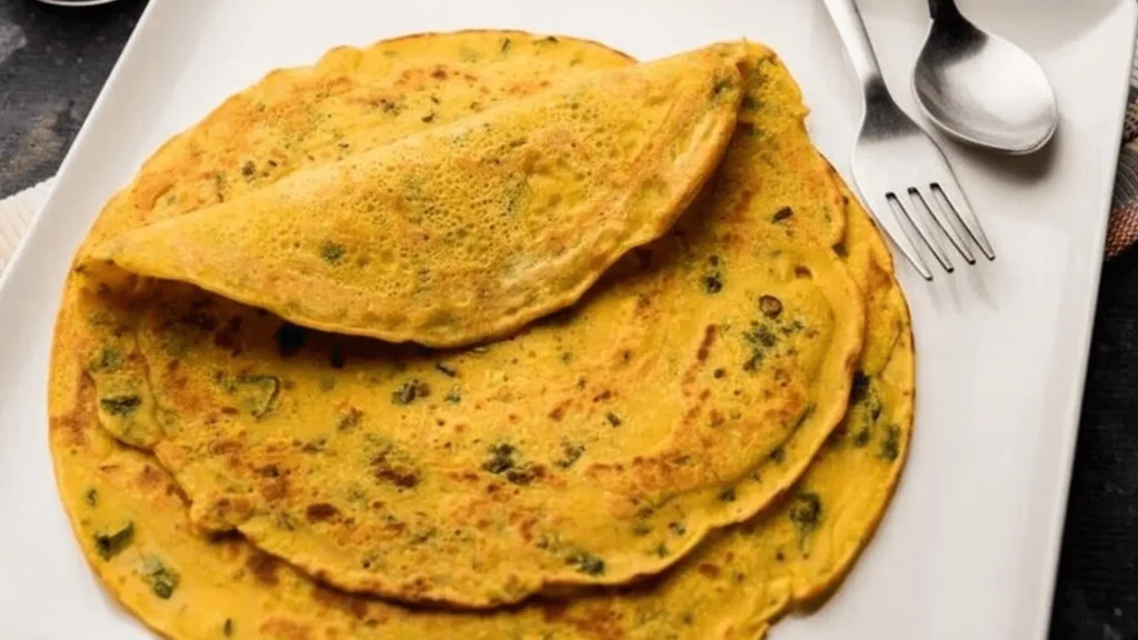 Besan-Chilla-with-Palak