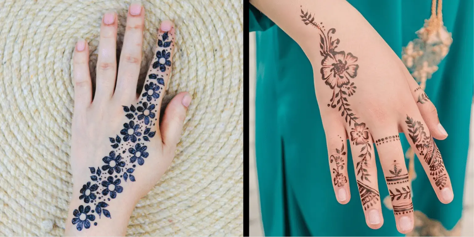 Simple-Floral-Backhand