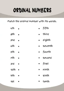 Ordinal-Numbers-Worksheet-Match-the-ordinal-number-words